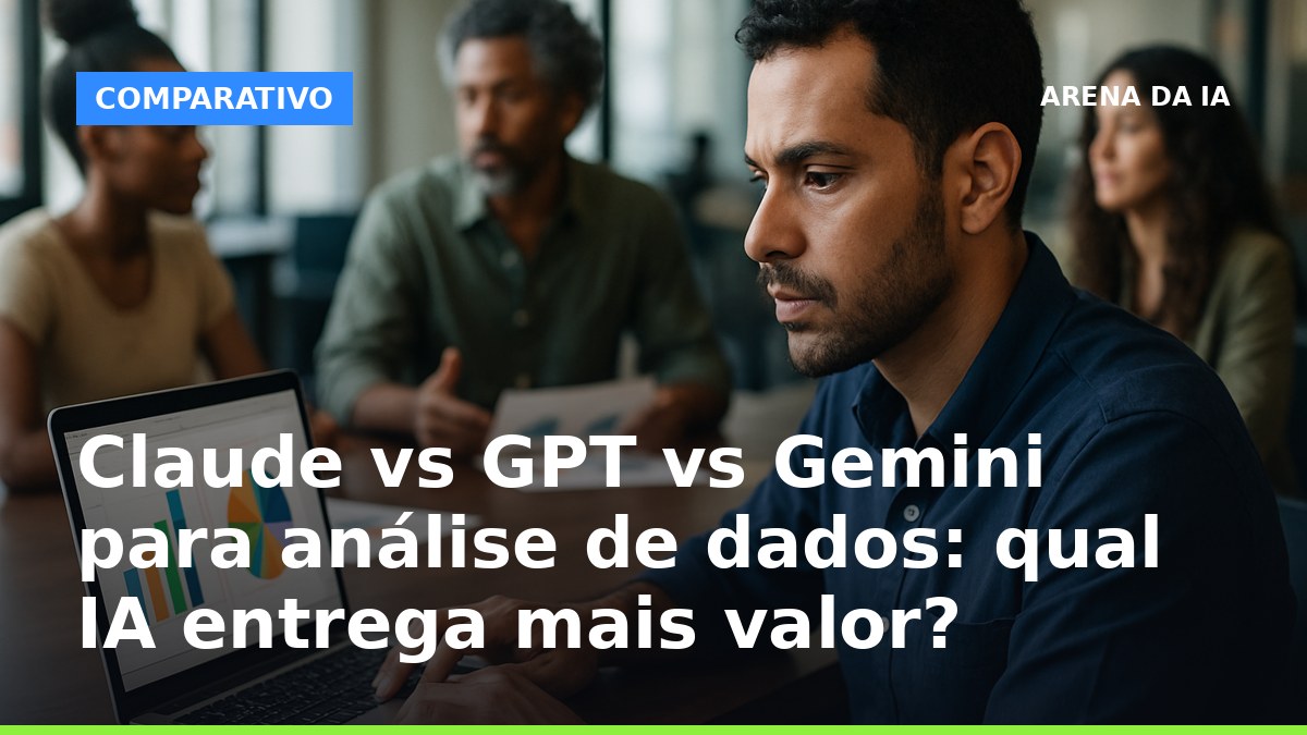 Analista brasileiro compara gráficos e relatórios em IA para análise de dados