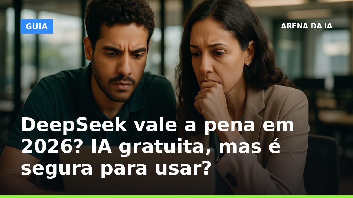 DeepSeek vale a pena em 2026: uso gratuito e dúvidas de segurança e privacidade